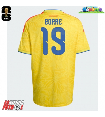 Colombia Rafael Santos Borre #19 Primera Equipación Mundial 2026 Manga Corta